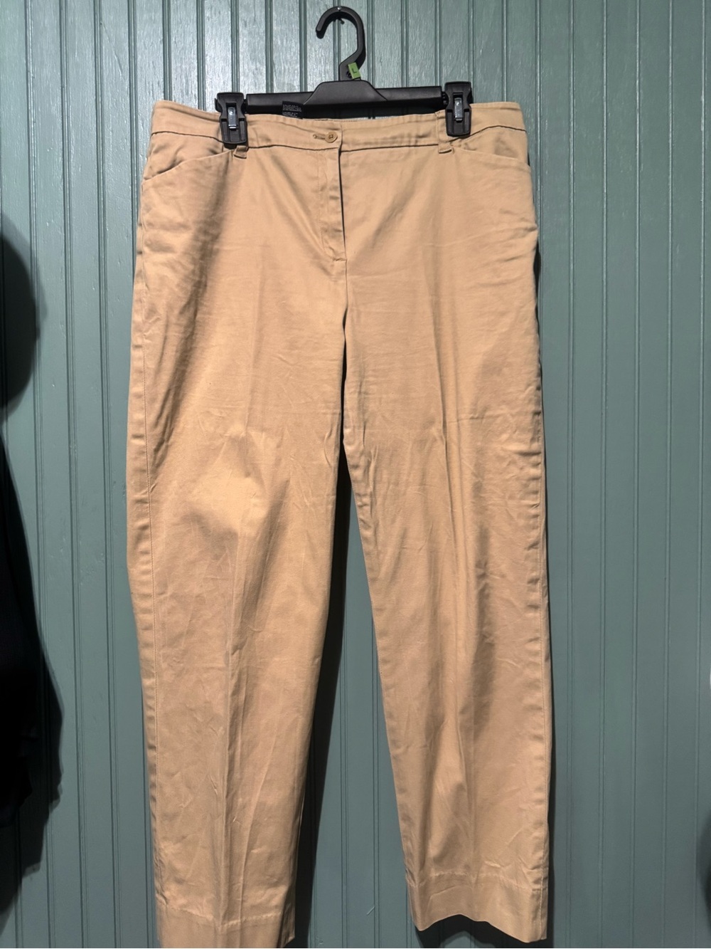 Jones New York Straight-Leg Pants - Beige